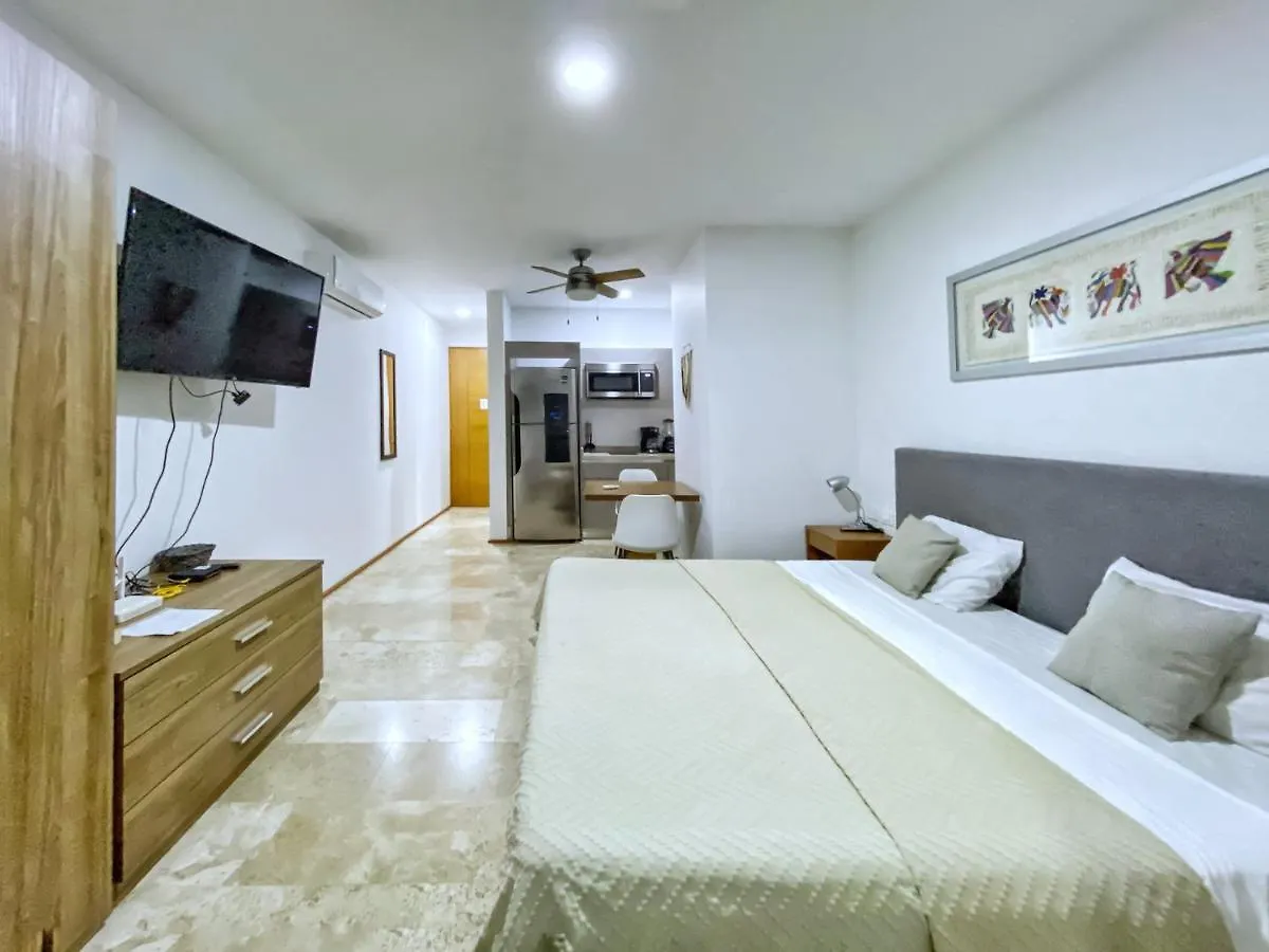 Estudio106 Centrico En Menesse38 Con Roof Apartment Playa del Carmen Mexico
