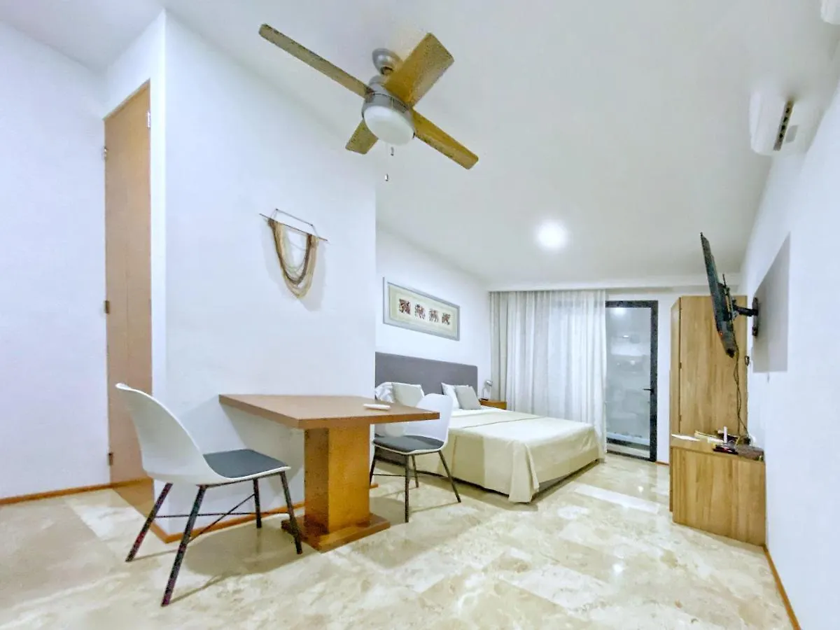Estudio106 Centrico En Menesse38 Con Roof Apartment Playa del Carmen